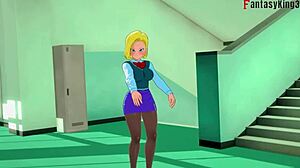 so, android 18 and videl are dying to bang gohan in dragon ball zex chapter 2