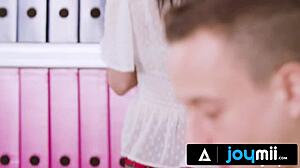 Joymii - Sexy Nikki Fox Craves Wild Office Deepthroat With Colleague