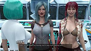 Stranded In Space 4 - Hot Indian Milf Naked In Huge Tits Outfit!