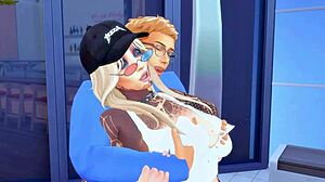 Wow, tattooed slut craves hard anal and facefuck for cash in wild hentai scenes!