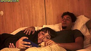 stepbrother movie night, accidental penis swallow, almost discovered