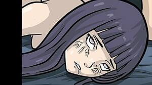 Yo, check out Hinata’s surprise visitor in this wild anime scene!