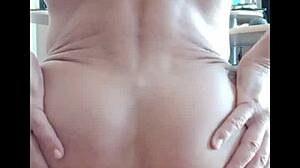 Anal pounding with my plug feels amazing