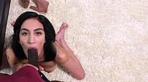 I’m a petite girl taking a creampie from a huge cock. It’s intense!