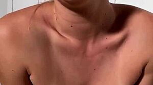 Hey, stella cardo showing her huge tits like that?