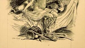 hey, check out these vintage erotic cartoon drawings