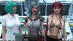 Stranded In Space 4 - Hot Indian Milf Naked In Huge Tits Outfit!