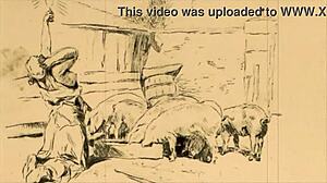 hey, check out these vintage erotic cartoon drawings