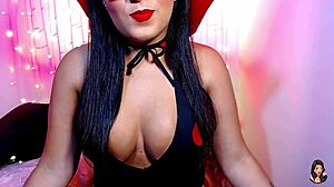 halloween vamp toy ride ends with intense gay release