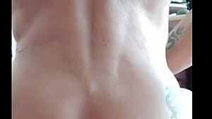 Anal pounding with my plug feels amazing