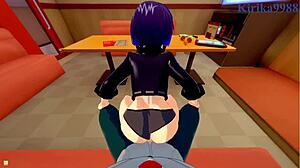 momo yaoyorozu and kyoka jiro bang hard in pov hentai 😍