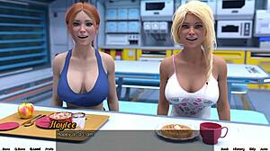 Stranded in Space 38 - Watch Me Give a Public Handjob to This Curvy Hottie! 😜