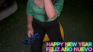 New Year's Park Meet Turns into Tit Show and Wild Fucking