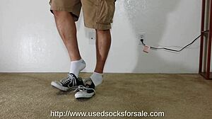 Gay Master Dominates Submissive In Dirty Sock Sucking Fetish Roleplay