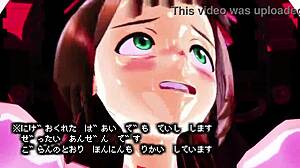 3d cartoon hentai with detailed Haruka’s sensual moves in action