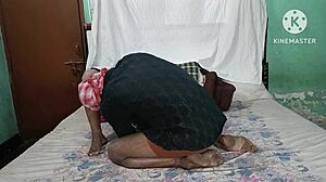 Desi bhabhi gets ass fucked by gay lover with cum in mouth