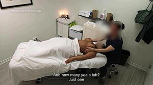 Jessica, a Thic Black Student, Enjoys My Special Massage with Skinny Tattooed Body