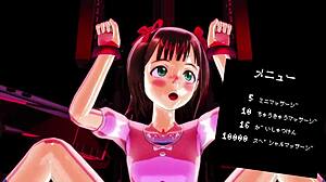 3d cartoon hentai with detailed Haruka’s sensual moves in action