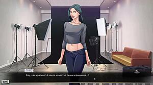 Milf in stockings banged hard by monster cock in gameplay