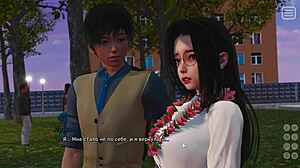 I swear, I can’t stop playin’ this hentai game, My Bully Is My Lover, fingering and cumshots in bathroom, Part 25!