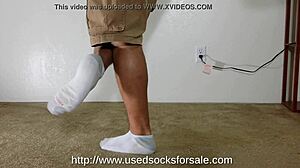 Gay Master Dominates Submissive In Dirty Sock Sucking Fetish Roleplay