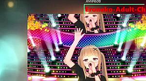 Eroge Game Rubbing Big Tits In 3D Cartoon Anime