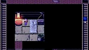 tanned girl natsuki in hentai game ep 35, exhibitionist peeing making pussy wet