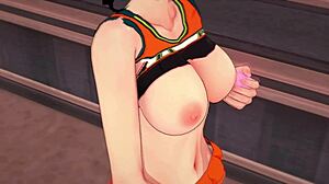 i'm moanin while masturbatin with toys, big tit babe momo yaoyorozu in 3d hentai