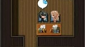 minha irmã chupando por baixo do balcão no trabalho?