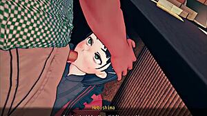 minha irmã chupando por baixo do balcão no trabalho?