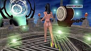 Wow, This 3D Cartoon Indian Girl Masturbates with a Banana!