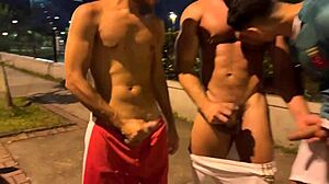 Public Encounter With Hung Guy