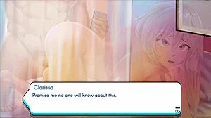 Wow, let’s play with gamer girls Clarissa and their huge cartoon boobs!