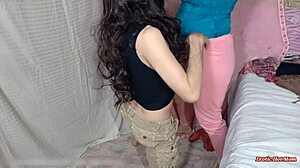 Canada-Based Desi Stepsister Sara Dances Hot Mujra with Stepbrother.
