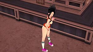 i'm moanin while masturbatin with toys, big tit babe momo yaoyorozu in 3d hentai