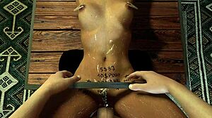 Yo, this POV BDSM whore gets her tight pussy creamed and pisses everywhere!