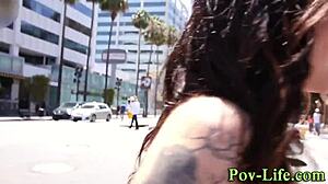 bold pov teen 18+ receives intense cum spray all over