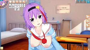 Eroge Game Rubbing Big Tits In 3D Cartoon Anime