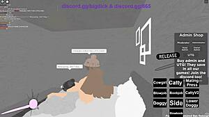 in this roblox scene the cute girl gets bent over for anal doggystyle and riding