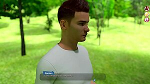 I-I am helping the hotties in this anime game