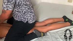 he gave my stepsister a relaxing massage with domination