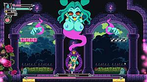 yo, ever seen a ghost boss with giant boobs crushing in flip witch hentai game ep 12?