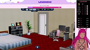 Vtuber Lewdneko Moans Playing Harem Hotel Part 22