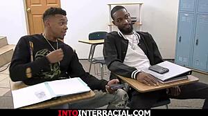 my busty teacher got drilled by black students hard