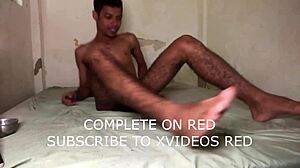 Hot scene in living room bed