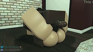 Bent Over and Fucked This White Girl Hard in Her Bedroom