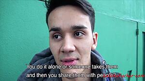 Straight guy tries GAY SEX on hidden cam