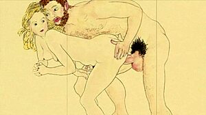 Vintage Erotic Drawings Showcase Retro Sensual Art