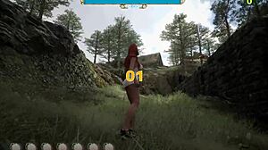 oops, caught in hentai game ep 2 outdoor doggystyle!