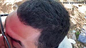 Bisexual Guy Walks Trail and Leaves Young Man Dripping Cum Publicly